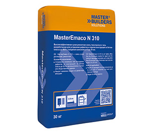 MasterEmaco N 310 для ремонта бетона класса до B25 и финишной отделки до B30