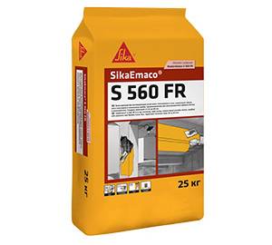 Безусадочная быстротвердеющая смесь SikaEmaco® S 560 FR