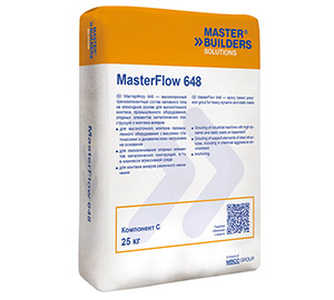 MasterFlow 648 — высокопрочный подливочный состав на основе эпоксидной смолы