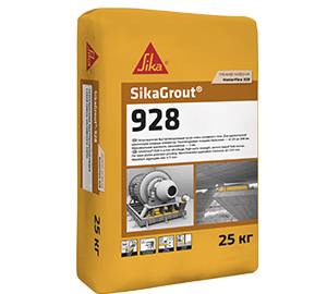 SikaGrout-928 — безусадочная быстротвердеющая сухая бетонная смесь наливного типа